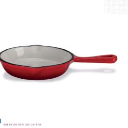 WOK DE HIERRO FUNDIDO Ø 30 CM. ALTURA 9 CM. CON ESMALTE NEGRO ⋆ Lunaway