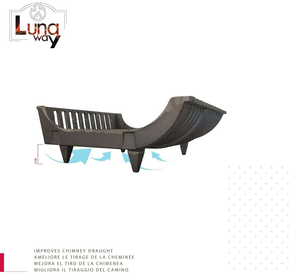 CESTA PARA LEÑA DE HIERRO FUNDIDO CM. A45-P42,5x28,5x15 H. - Imagen 10