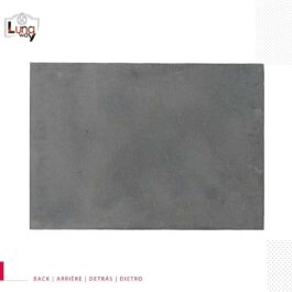 Placa de chimenea de hierro fundido estriadas – Dimensiones cm 60 x 50 h x 0,8 (espesor)