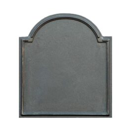 Placa de chimenea de hierro fundido decorada DECO – Dimensiones cm 60 x 60 h x 1(espesor)