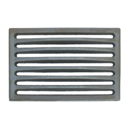Rejilla de hierro fundido para cenizas 24 x1 6 h cm – Espesor 1 cm y espesor central 2 cm