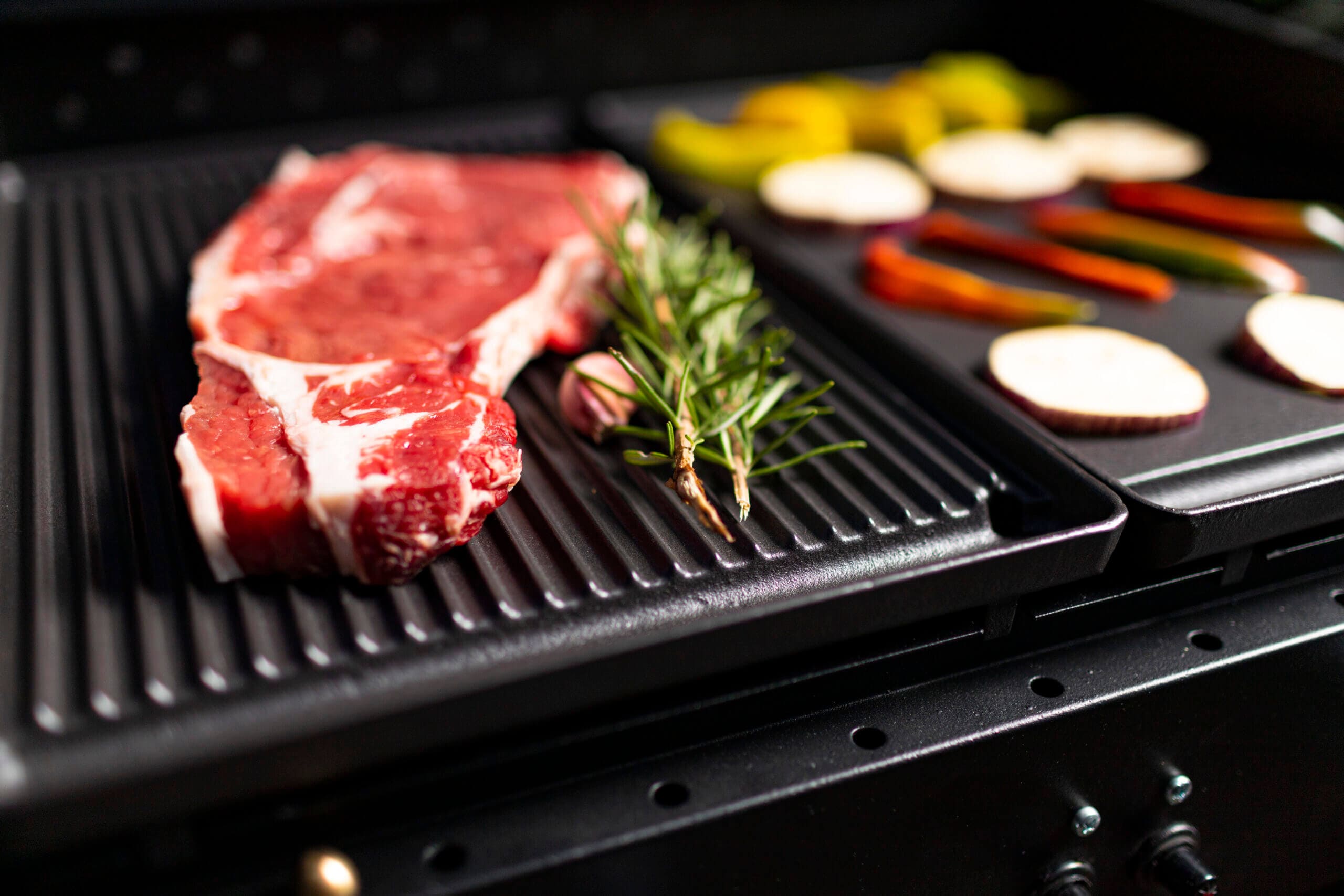 parrilla de hierro fundido esmaltado