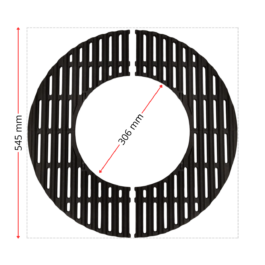 Parrilla BBQ Circular de Hierro Fundido – Ø54,5 cm