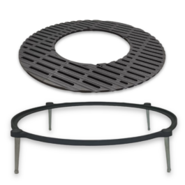 Parrilla BBQ Circular de Hierro Fundido – Ø54,5 + Frame