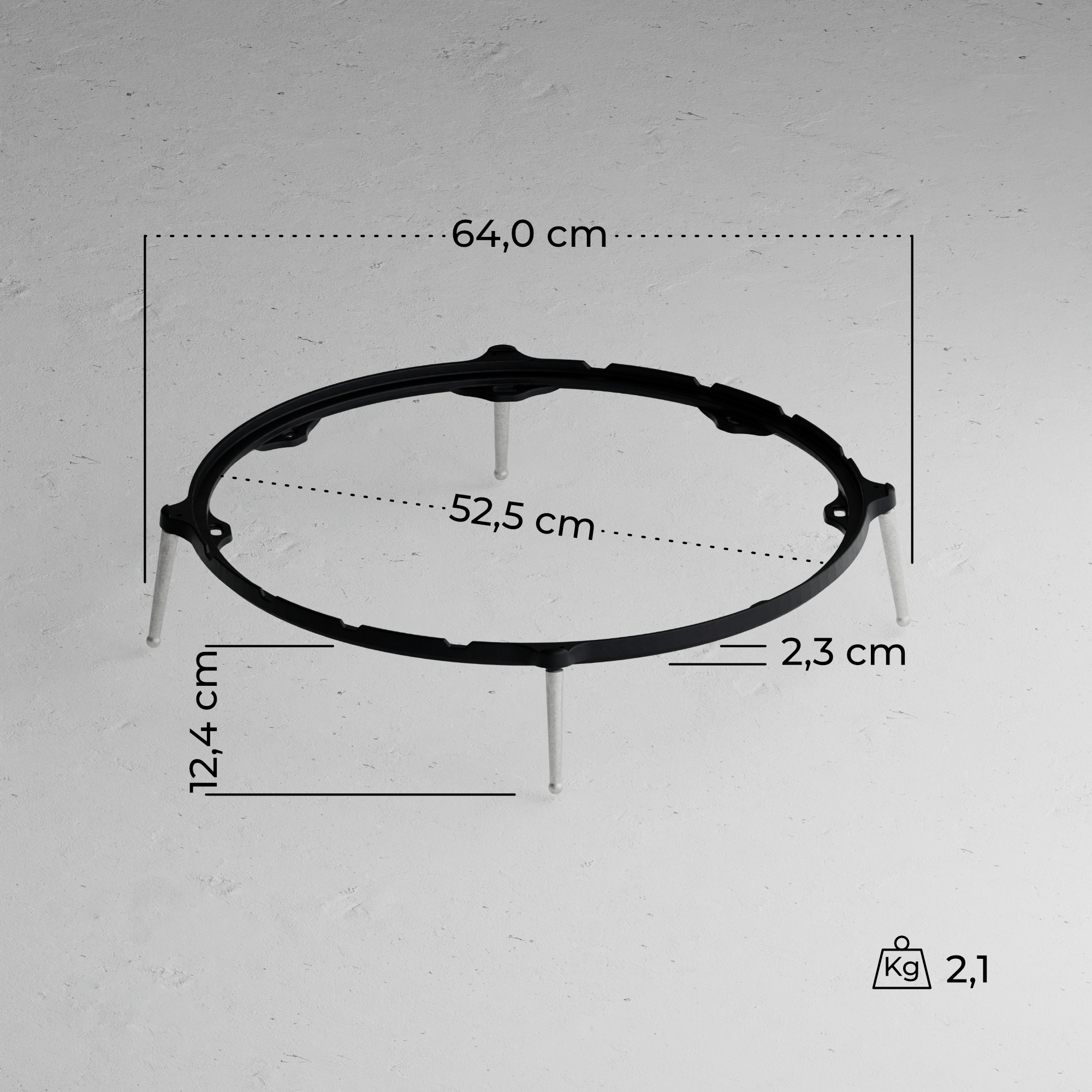 FRAME - Soporte para parrilla de barbacoa - Multiusos para brochetas y accesorios modulares - Imagen 4